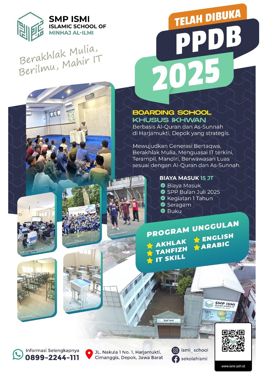 Penerimaan Peserta Didik Baru (PPDB) SMP ISMI Tahun 2025